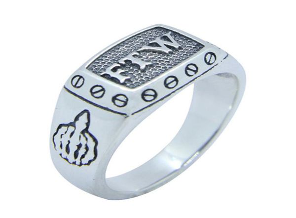 925 sterling silver ftw cool ring s925 selling lady girls biker fashion middle finger ring7398598
925 sterling silver ftw cool ring s925 selling lady girls biker fashion middle finger ring7398598