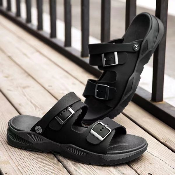 sandals weh men sandals buckle summer casual beach shoes soft bottom breathable non slip s dual use slippers 230410, Black
sandals weh men sandals buckle summer casual beach shoes soft bottom breathable non slip s dual use slippers 230410, Black