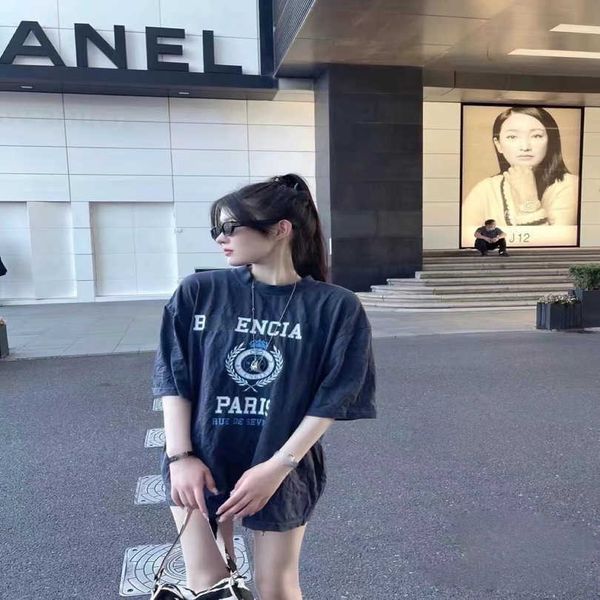 2023 new women's tshirt shirt edition ins summer couples crown wheat ear print t-shirt sleeve, White
2023 new women's tshirt shirt edition ins summer couples crown wheat ear print t-shirt sleeve, White