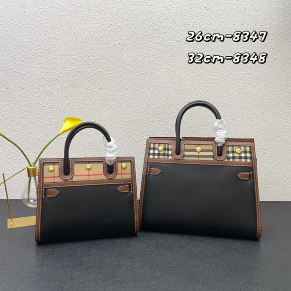 handbag designer title bag lady tote bag two-color leather rivet design check pattern cut piece fashion shoulder bag luxury crossbody lady s
handbag designer title bag lady tote bag two-color leather rivet design check pattern cut piece fashion shoulder bag luxury crossbody lady s