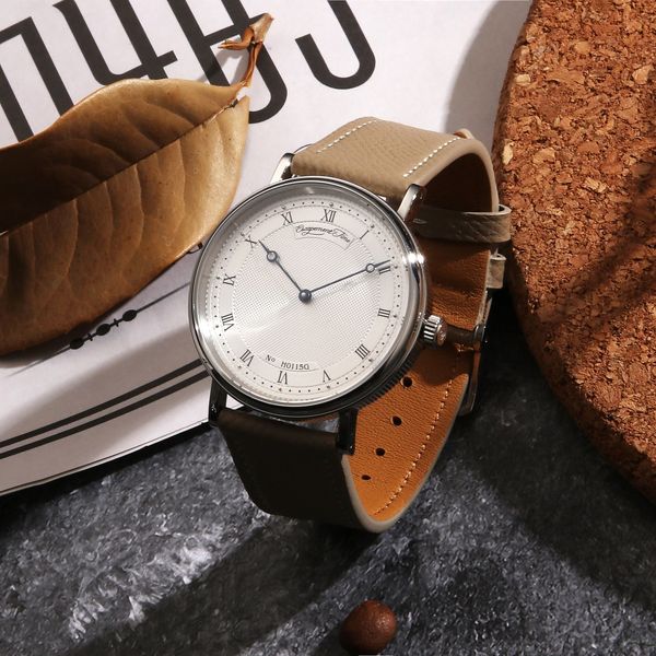 wristwatches escapement timequartz movement watch 38 5mm case waterproof 50m blue heat treatment hand 230410, Slivery;brown
wristwatches escapement timequartz movement watch 38 5mm case waterproof 50m blue heat treatment hand 230410, Slivery;brown