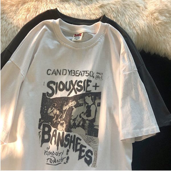 womens tshirt vintage harajuku style summer short sleeve tshirt american printed loose student half 230410, White
womens tshirt vintage harajuku style summer short sleeve tshirt american printed loose student half 230410, White