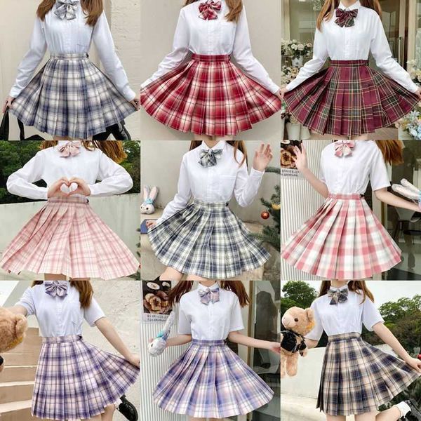 jk uniform orange collection basic checked sweet student versatile pleated short half high waist skirt, Black
jk uniform orange collection basic checked sweet student versatile pleated short half high waist skirt, Black