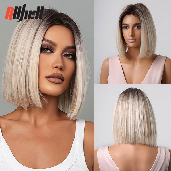synthetic wigs brown blonde ombre short straight bob for women middle part lolita cosplay natural hair heat resistant fiber 230410, Black
synthetic wigs brown blonde ombre short straight bob for women middle part lolita cosplay natural hair heat resistant fiber 230410, Black