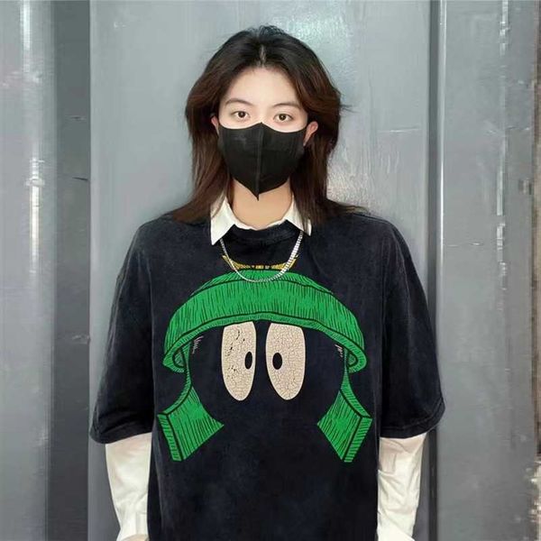 2023 new designer womens t shirt high-end shirt 2023 luojia water wash couple style summer loose t-shirt half sleeve, White
2023 new designer womens t shirt high-end shirt 2023 luojia water wash couple style summer loose t-shirt half sleeve, White