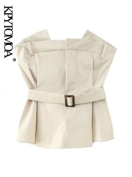 camisoles tanks kpytomoa women fashion with belt strapless bustier tank vintage straight neck side zipper female camis mujer 230410, Black;white
camisoles tanks kpytomoa women fashion with belt strapless bustier tank vintage straight neck side zipper female camis mujer 230410, Black;white