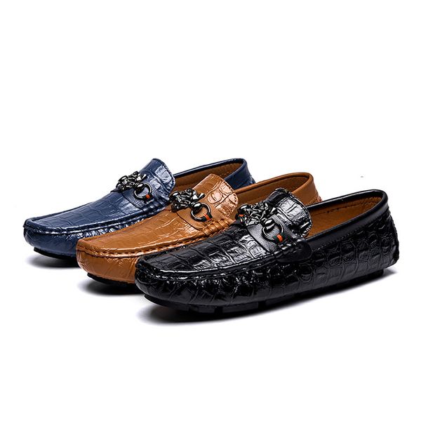 men leather loafers casual shoes moccasins slip on men's flats fashion men shoes male driving boots size 38-48, Black
men leather loafers casual shoes moccasins slip on men's flats fashion men shoes male driving boots size 38-48, Black