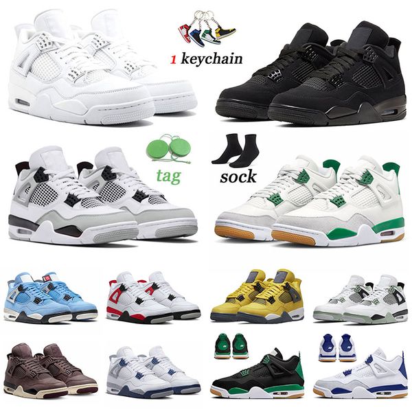 4s black cat basketball shoes jumpman 4 sneakers original men seafoam pine green pure money military black white cement violet ore women tra
4s black cat basketball shoes jumpman 4 sneakers original men seafoam pine green pure money military black white cement violet ore women tra