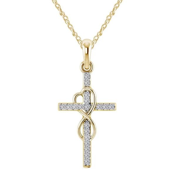 classic women crystal cross necklace for women fashion heart infinity pendant necklace religious jewelry gift, Silver
classic women crystal cross necklace for women fashion heart infinity pendant necklace religious jewelry gift, Silver