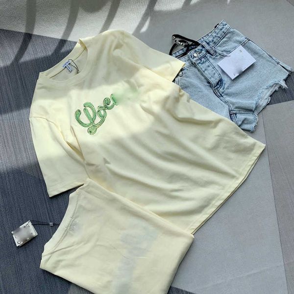 2023 new women's tshirt shirt strict selection of high version loe limited cactus embroidery couple short-sleeved t-shirt loose, White
2023 new women's tshirt shirt strict selection of high version loe limited cactus embroidery couple short-sleeved t-shirt loose, White