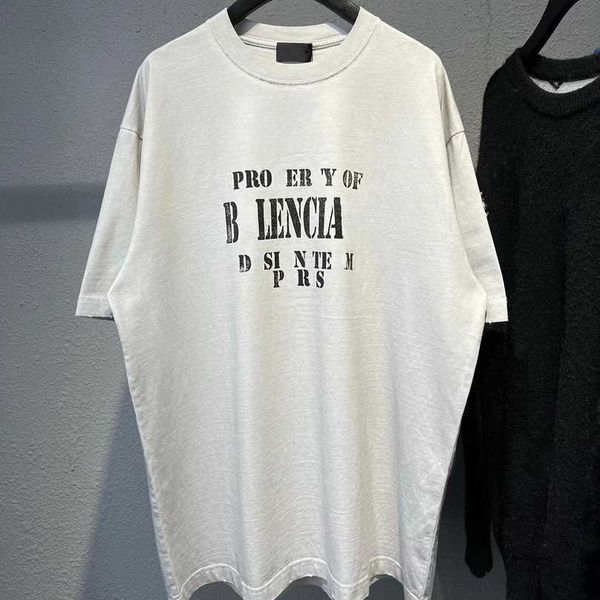 luxury designer women t shirt shirt distinguishing market original version english printed relaxed sleeve tee, White;black
luxury designer women t shirt shirt distinguishing market original version english printed relaxed sleeve tee, White;black