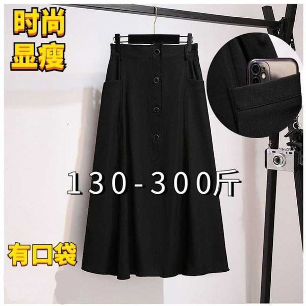 large 300 extra women's clothing 200 pounds chubby mm high waist slim and long pleated fashionable a-line 240 spring and autumn skirt, Black
large 300 extra women's clothing 200 pounds chubby mm high waist slim and long pleated fashionable a-line 240 spring and autumn skirt, Black