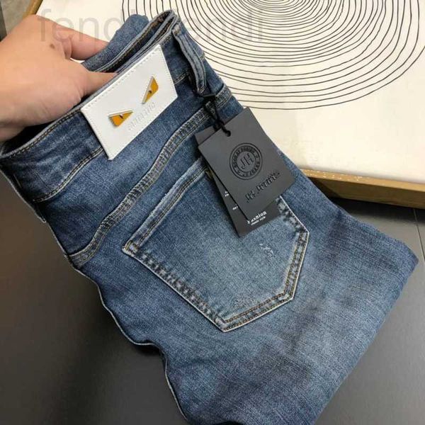 men's jeans designer little monster old buddha 2023 spring/summer new slim fit straight sleeve elastic casual pants fashion wvch, Blue
men's jeans designer little monster old buddha 2023 spring/summer new slim fit straight sleeve elastic casual pants fashion wvch, Blue