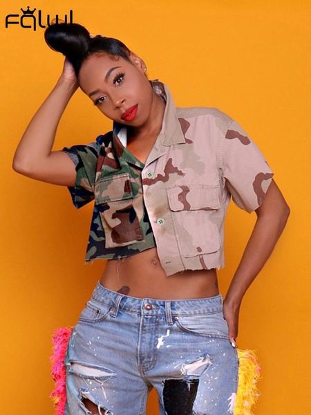 women's tshirt fqlwl y2k green graphic t shirts for women short sleeve camo print crop casual turn down collar blouses women 230410, White
women's tshirt fqlwl y2k green graphic t shirts for women short sleeve camo print crop casual turn down collar blouses women 230410, White