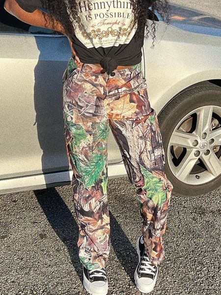 women's pants s sifreyr camouflage mid waist cargo pant leaf printed pockets loose fashion casual bottoms y2k streetwear sweatpants 230, Black;white
women's pants s sifreyr camouflage mid waist cargo pant leaf printed pockets loose fashion casual bottoms y2k streetwear sweatpants 230, Black;white