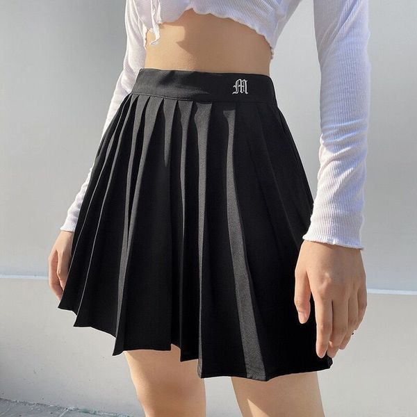 skirts summer white pleated leather womens elastic high waist aline mini vintage academy style embroidery tennis 230410, Black
skirts summer white pleated leather womens elastic high waist aline mini vintage academy style embroidery tennis 230410, Black