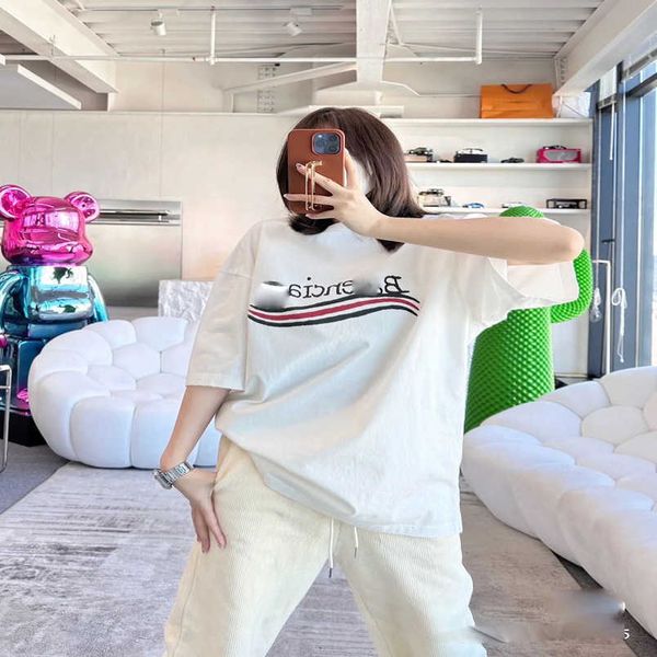 womens designer t shirt tracksuit shirt high edition classic graffiti coke front back letter bed burnout round neck loose sleeve t-shirt, White
womens designer t shirt tracksuit shirt high edition classic graffiti coke front back letter bed burnout round neck loose sleeve t-shirt, White