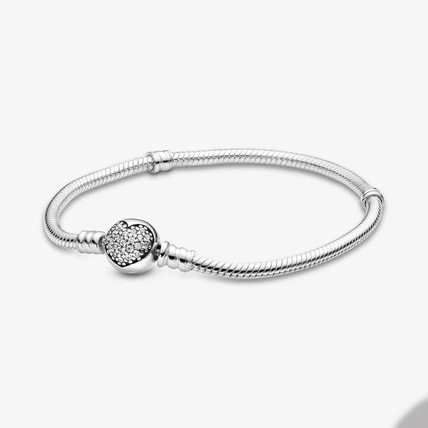 sparkling heart clasp snake chain bracelet for pandora real sterling silver wedding designer bracelets for women girlfriend gift charm brace, Golden;silver
sparkling heart clasp snake chain bracelet for pandora real sterling silver wedding designer bracelets for women girlfriend gift charm brace, Golden;silver