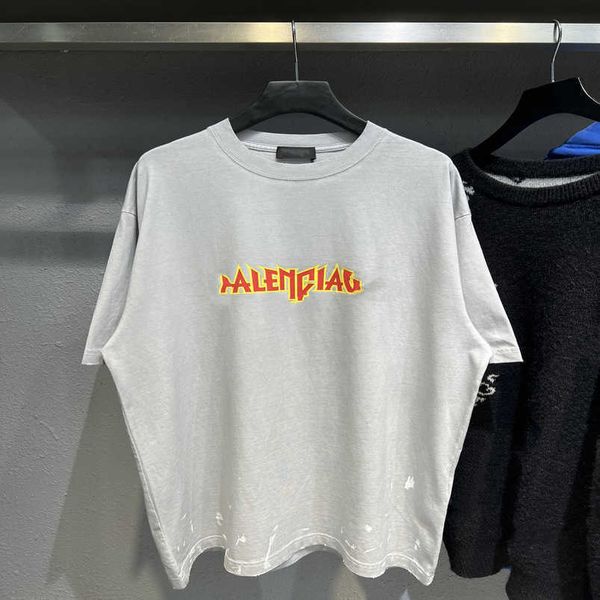 womens designer t shirt shirt correct version of family high-quality fabric english letter tear gum printing for men women, White;black
womens designer t shirt shirt correct version of family high-quality fabric english letter tear gum printing for men women, White;black