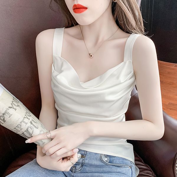 camisoles tanks summer silk women's camis strap women's sleeveless solid folding tank women's v-neck tank basic white tank 23, Black;white
camisoles tanks summer silk women's camis strap women's sleeveless solid folding tank women's v-neck tank basic white tank 23, Black;white