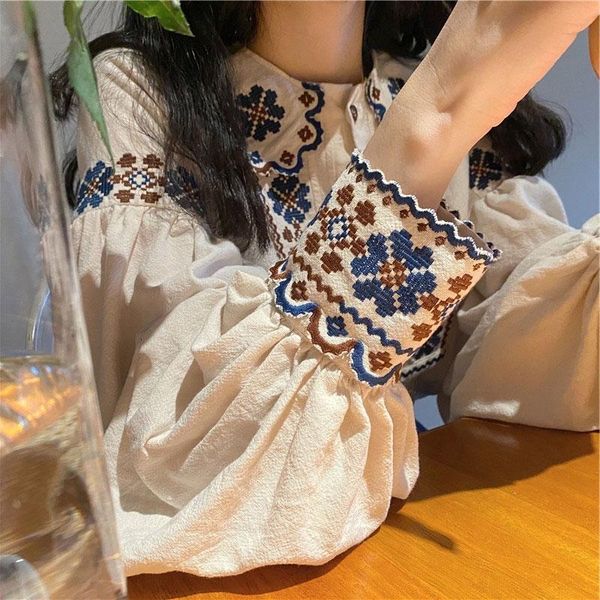 women's blouses shirts qweek women's blouse vintage harajuku oversized shirt long sleeve embroidery elegant female blouse chic ret, White
women's blouses shirts qweek women's blouse vintage harajuku oversized shirt long sleeve embroidery elegant female blouse chic ret, White