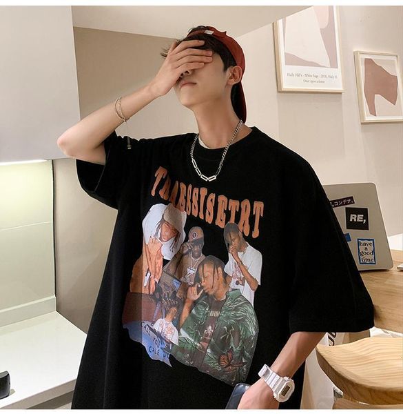 men's tshirts american retro short sleeve tshirt men oversized ins fashion brand 2023 summer loose streetwear hip hop hiphop clothes 23, White;black
men's tshirts american retro short sleeve tshirt men oversized ins fashion brand 2023 summer loose streetwear hip hop hiphop clothes 23, White;black