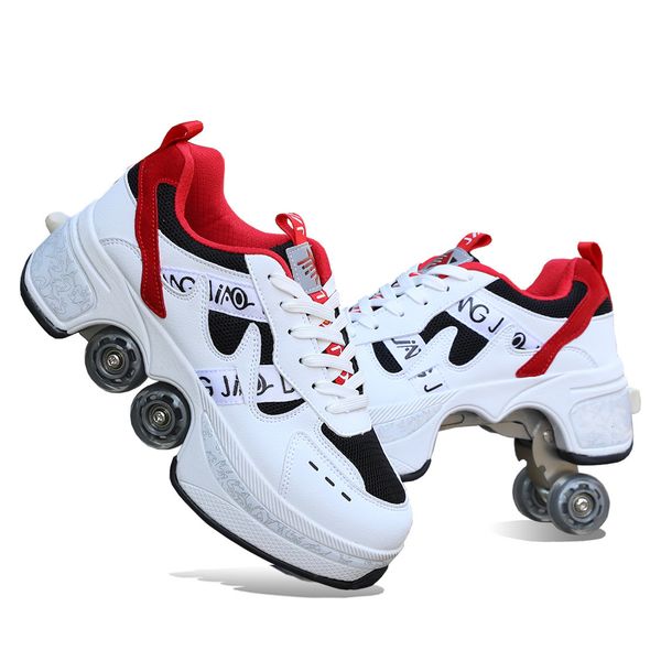 sneakers deformation parkour shoes four wheels rounds of running shoes kids adults sneakers deformation roller skating shoes 230410, Black;red
sneakers deformation parkour shoes four wheels rounds of running shoes kids adults sneakers deformation roller skating shoes 230410, Black;red