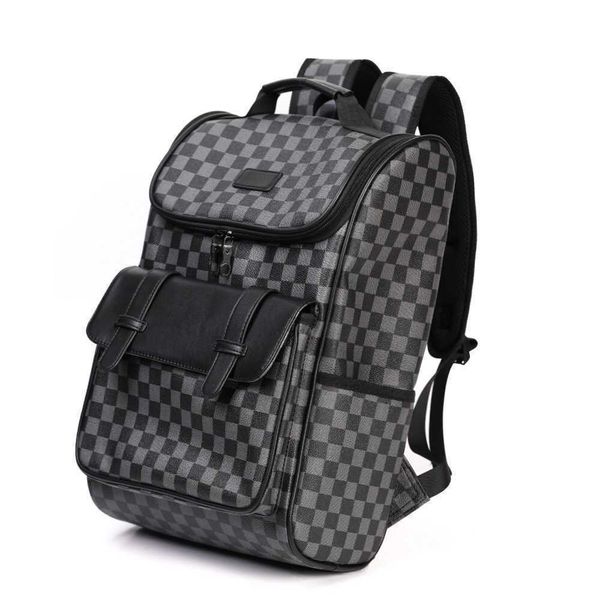 fashion checkerboard men's backpack high-quality leather outdoor backpack large capacity student bag travel bag batch 230309
fashion checkerboard men's backpack high-quality leather outdoor backpack large capacity student bag travel bag batch 230309