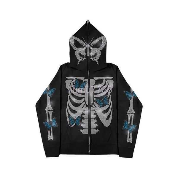 men's hoodies y2k full zip up hoodie men autumn winter gothic rhinestones web sweatshirt hip hop grunge skeleton oversized jacket 8uyk, Black
men's hoodies y2k full zip up hoodie men autumn winter gothic rhinestones web sweatshirt hip hop grunge skeleton oversized jacket 8uyk, Black