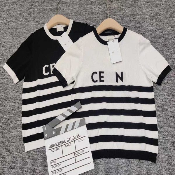 designer women's clothing 20% off hh2023 spring/summer trend casual black white stripe contrast panel crew neck sleeve t-shirt women, White;black
designer women's clothing 20% off hh2023 spring/summer trend casual black white stripe contrast panel crew neck sleeve t-shirt women, White;black