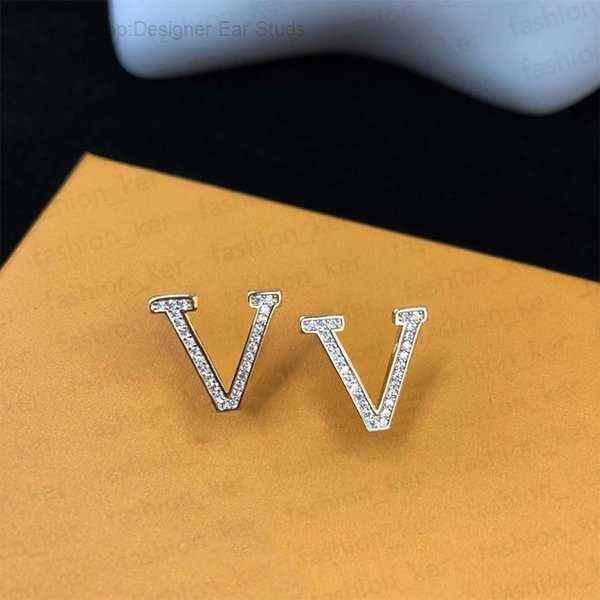 

stud delicate earrings designer fashion ear loop simple earing for man womens 4 styles good quality 4 comn, Golden;silver