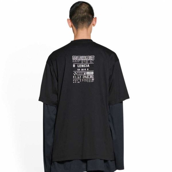 luxury designer women t shirt shirt differentiate market high edition sleeve t-shirt personality couple loose casual top, White;black
luxury designer women t shirt shirt differentiate market high edition sleeve t-shirt personality couple loose casual top, White;black