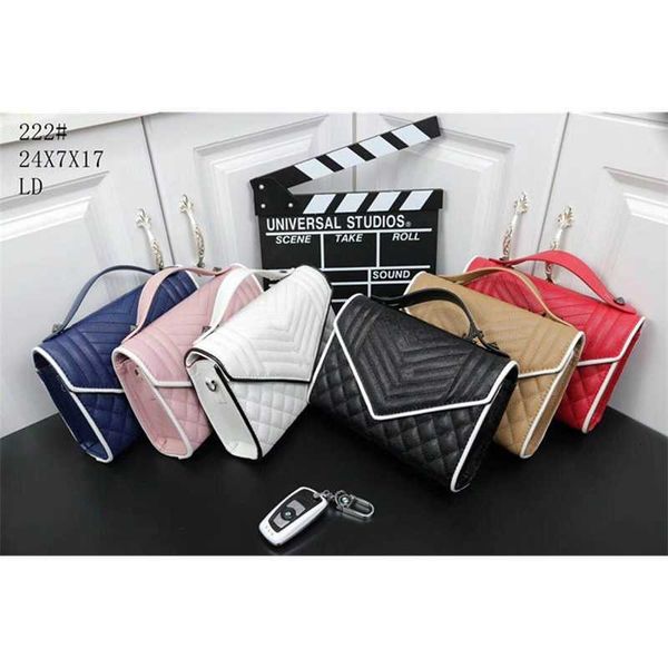 fashion women's bag ys new single shoulder cross v-shaped chain cover color contrast
fashion women's bag ys new single shoulder cross v-shaped chain cover color contrast