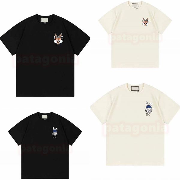 men womens short sleeve t shirt mens new rabbit head printing tees couples summer size xs, White;black
men womens short sleeve t shirt mens new rabbit head printing tees couples summer size xs, White;black