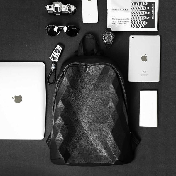 backpack style new backpack versatile travel lingge geometric sports leisure leather schoolbag 221114
backpack style new backpack versatile travel lingge geometric sports leisure leather schoolbag 221114