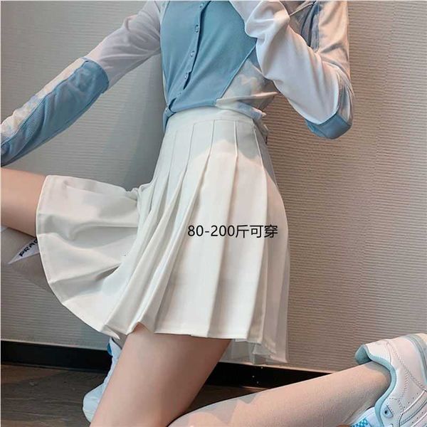 large a-line pleated size chubby mm korean version white high waisted crotch cover slim and fashionable versatile student short female skirt, Black
large a-line pleated size chubby mm korean version white high waisted crotch cover slim and fashionable versatile student short female skirt, Black