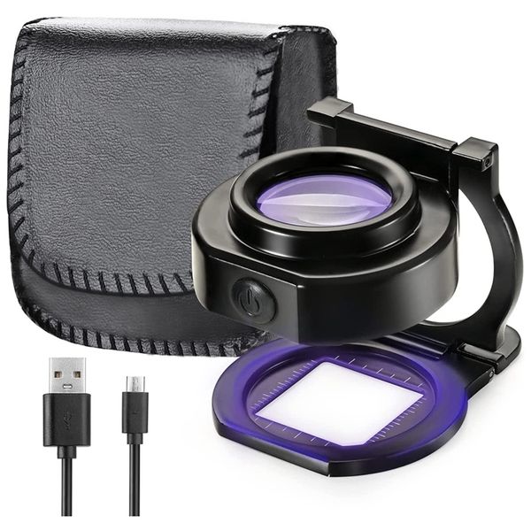 magnifying glasses 25x loupe magnifier with 6 light usb three-folding deskportable metal eye loupe scale sewing magnifing glass 230410
magnifying glasses 25x loupe magnifier with 6 light usb three-folding deskportable metal eye loupe scale sewing magnifing glass 230410