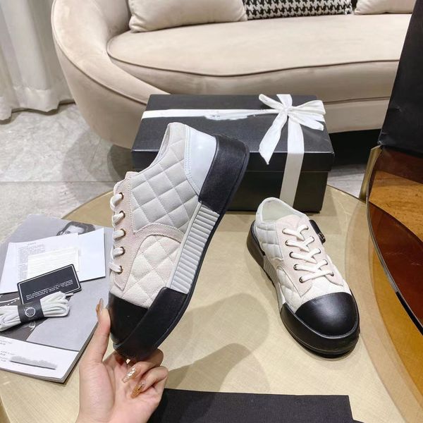 2023 autumn new casual shoes leather color matching small fragrance thick sole raising sneakers female leisure show thin father shoes ins ti, Black
2023 autumn new casual shoes leather color matching small fragrance thick sole raising sneakers female leisure show thin father shoes ins ti, Black