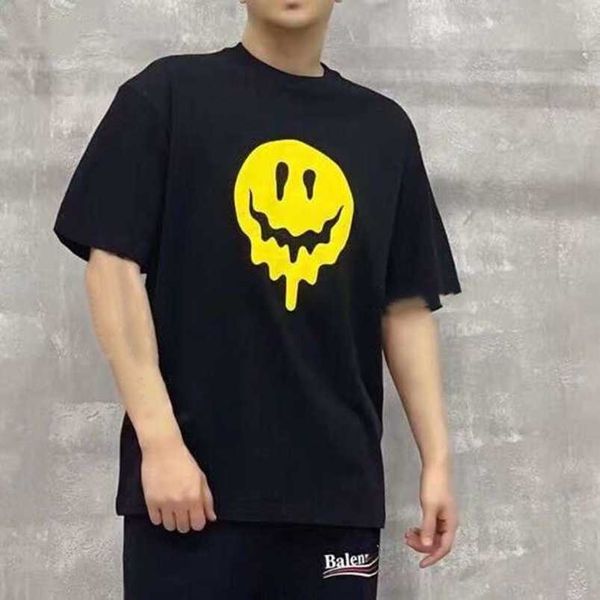 womens designer t shirt high version correct classic dissolved smiley face print ghost hand embroidery sleeve t-shirt, White
womens designer t shirt high version correct classic dissolved smiley face print ghost hand embroidery sleeve t-shirt, White