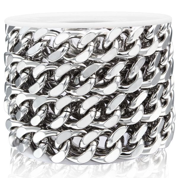 other cuban chain necklace for men women punk stainless steel curb link chains vintage bracelet jewelry making width 10mm 1m 230410
other cuban chain necklace for men women punk stainless steel curb link chains vintage bracelet jewelry making width 10mm 1m 230410