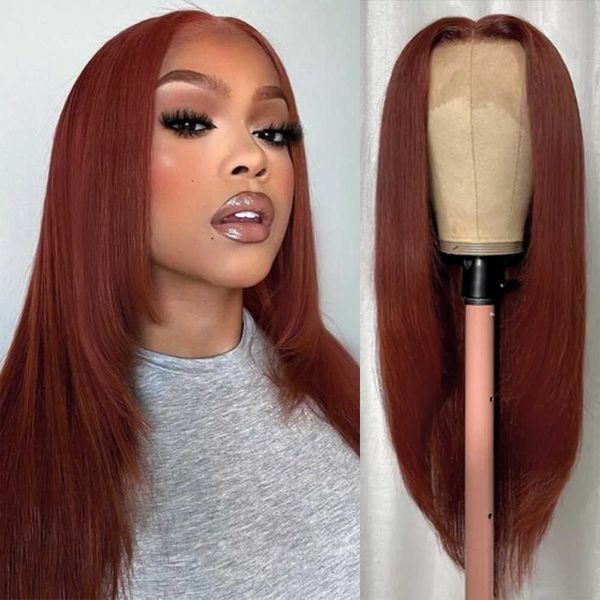 synthetic wigs layered cut wig reddish brown 13x4 synthetic lace wigs for women straight glueless pre plucked hairline cosplay party fiber 2, Black
synthetic wigs layered cut wig reddish brown 13x4 synthetic lace wigs for women straight glueless pre plucked hairline cosplay party fiber 2, Black