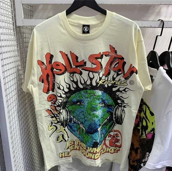 

hellstar shirt designer graphic tee clothing Designers Tees 23ss hipster Men washed fabric Black Loose fitting graffiti Hip Hop Grey, Burgundy