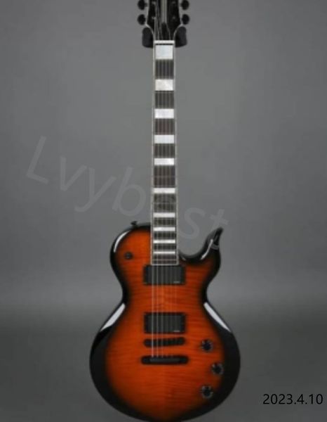 electric guitar black edge burst red center large block inlay rosewood fingerboard black parts no pickguard
electric guitar black edge burst red center large block inlay rosewood fingerboard black parts no pickguard