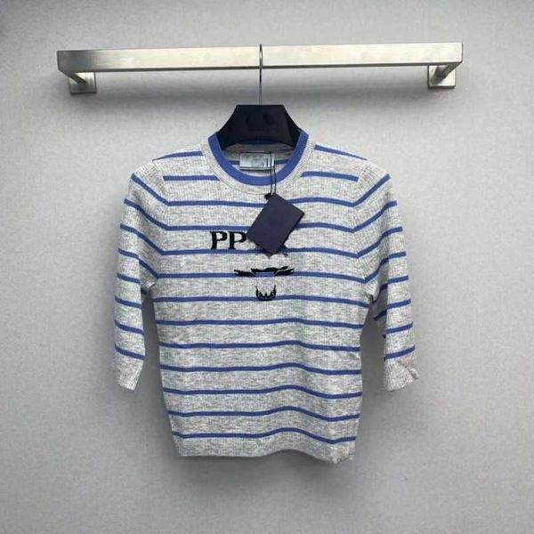 womens designer t shirt tracksuit shirt family letter stripe knitted half sleeve pullover spring/summer 2023 low key temperament versatile w, White;black
womens designer t shirt tracksuit shirt family letter stripe knitted half sleeve pullover spring/summer 2023 low key temperament versatile w, White;black
