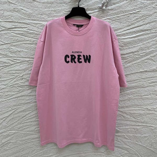 womens designer t shirt high edition 2023 summer crew employee exclusive print loose fit sleeve t-shirt, White;black
womens designer t shirt high edition 2023 summer crew employee exclusive print loose fit sleeve t-shirt, White;black