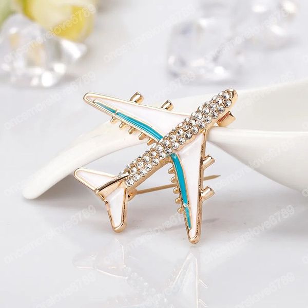 creative airplane brooch for women alloy diamond set pins clothing jewelry accessories female suit sweater corsage decoration, Gray
creative airplane brooch for women alloy diamond set pins clothing jewelry accessories female suit sweater corsage decoration, Gray