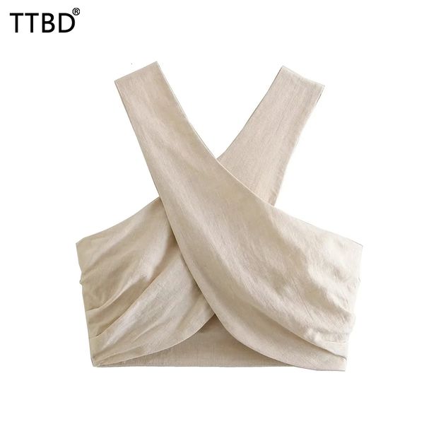 camisoles tanks ttbd women fashion backless with bow tied crop tank vintage crossover halter neck female camis mujer 230410, Black;white
camisoles tanks ttbd women fashion backless with bow tied crop tank vintage crossover halter neck female camis mujer 230410, Black;white