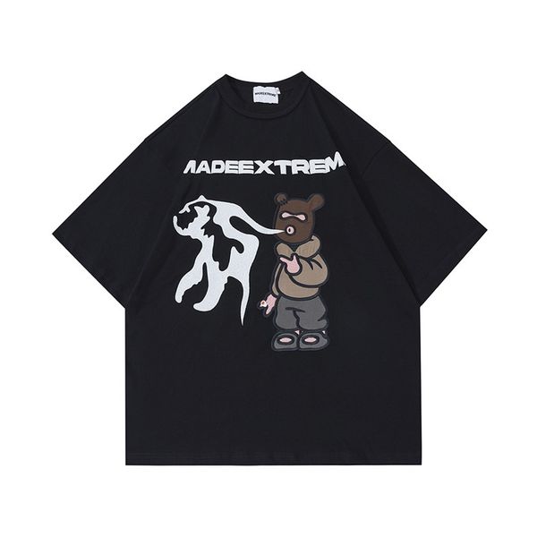 streetwear men's t-shirts cartoon letter gun graphic t-shirt high street loose short sleeves summer fashion casual male clothing tees, White;black
streetwear men's t-shirts cartoon letter gun graphic t-shirt high street loose short sleeves summer fashion casual male clothing tees, White;black