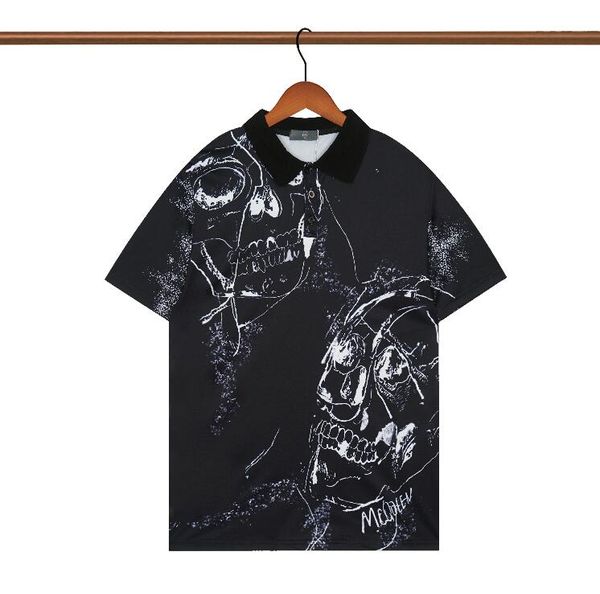 fashion designer clothes men's polos summer slim short sleeve mcqueene men polo shirt tee mens clothes, White;black
fashion designer clothes men's polos summer slim short sleeve mcqueene men polo shirt tee mens clothes, White;black
