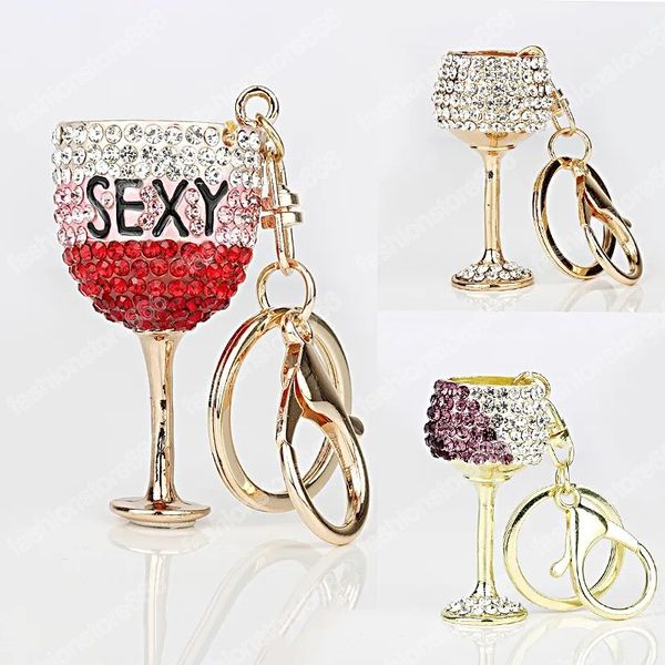 creative full diamond wine glass goblet keychain women fashion crystal bag key chain jewelry accessory, Silver
creative full diamond wine glass goblet keychain women fashion crystal bag key chain jewelry accessory, Silver